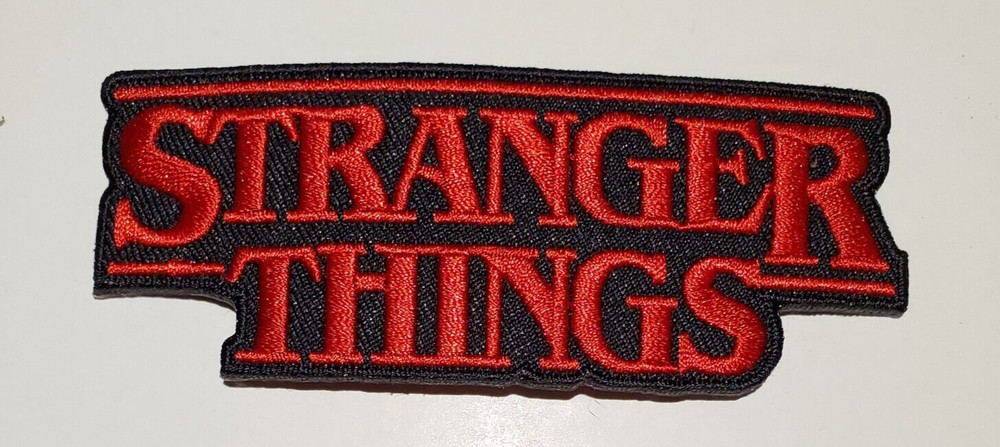 Stranger Things Die Cut Logo  4" Embroidered  Patch- USA Mailed