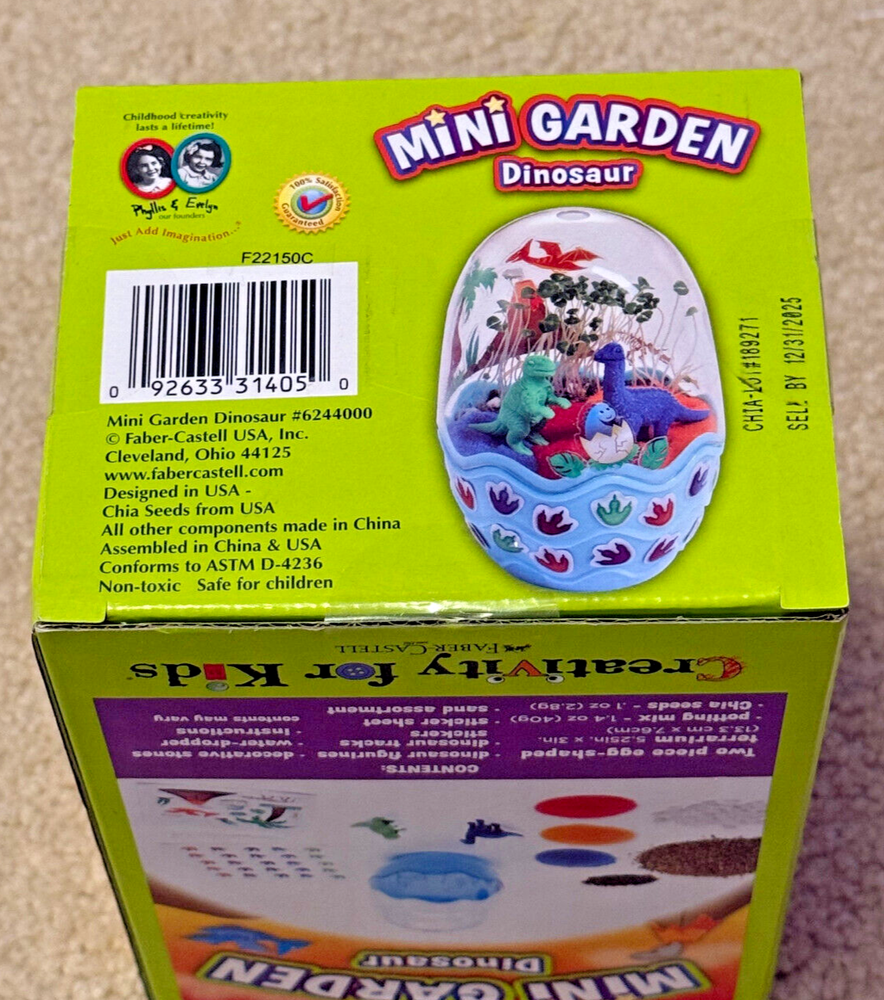 NWT - Creativity for Kids - Mini Garden Dinosaur