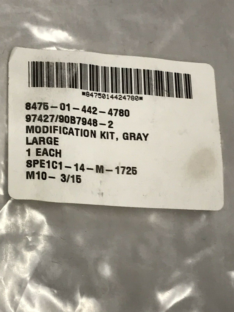 GENTEX Integrated Chin / Nape Strap Conversion / Modification Kit Gray USGI
