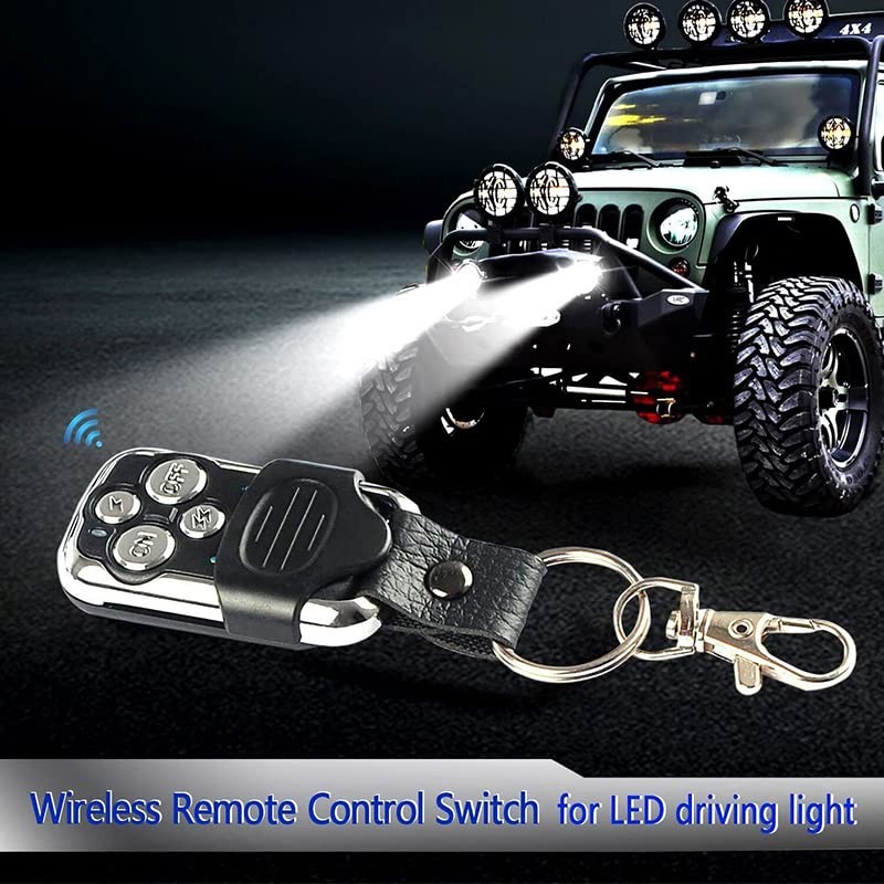 Wireless Remote Control Switch for LED Light Bar Relay two keys remote control