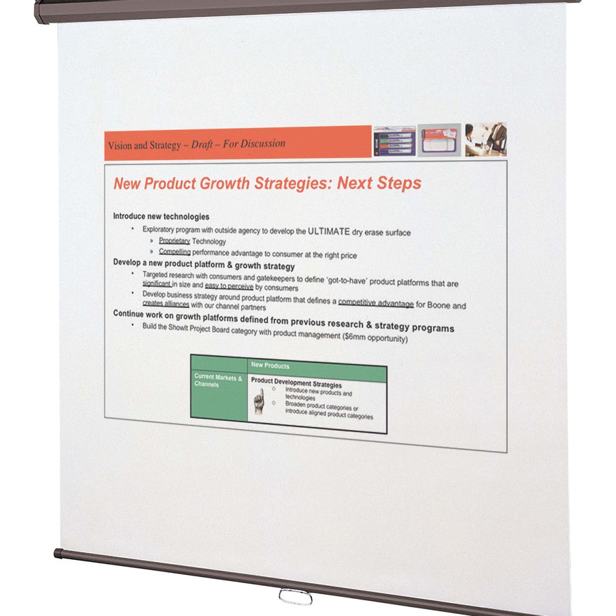 Quartet Wall/ceiling Projection Screen - 70" X 70" - Matte White (670S)