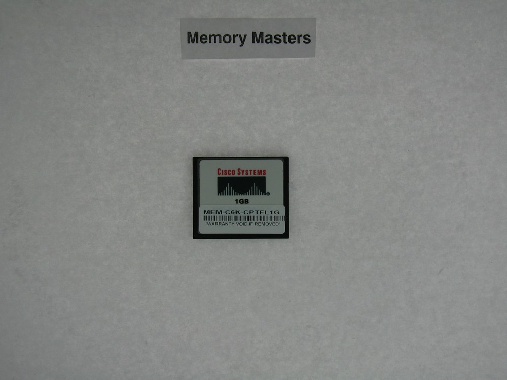 MEM-C6K-CPTFL1G 1GB Approved Compact Flash Cisco Catalyst 6000