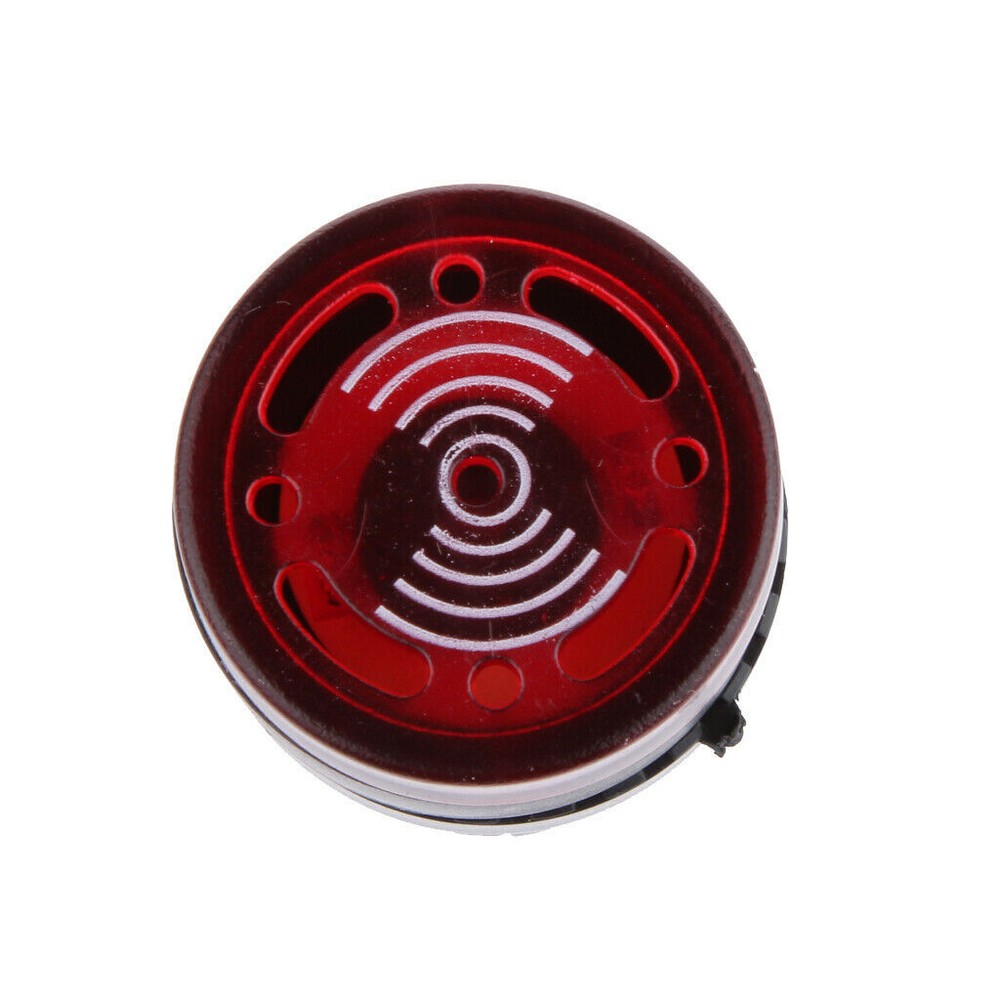 2Pack DC 12V Red LED Signal Light Buzzer Alarm Indicator Flash Light Panel Lamp