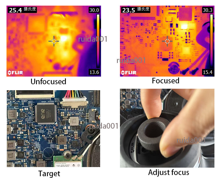 FLIR E4 E5 E6 E8 xt Thermal imager camera Lens Focus Adjustment Tool