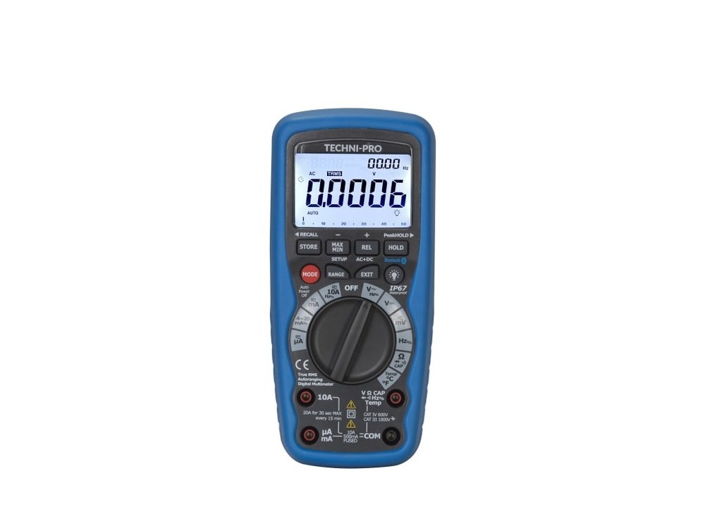 Techni-Pro TNP278 - True RMS Industrial Multimeter with Bluetooth