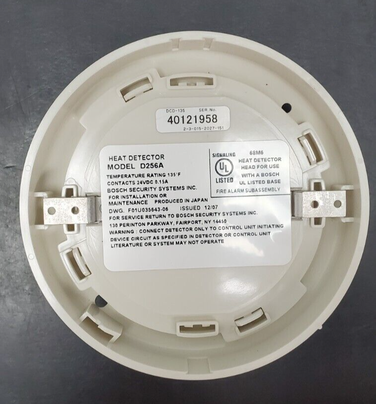 Bosch Radionics D256A Heat Detector Head