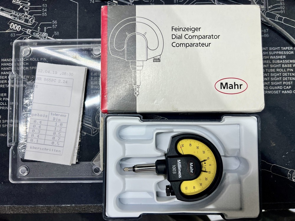 MAHR Precision Dial Millimess Mechanical Dial  Comparator - Micron Accuracy