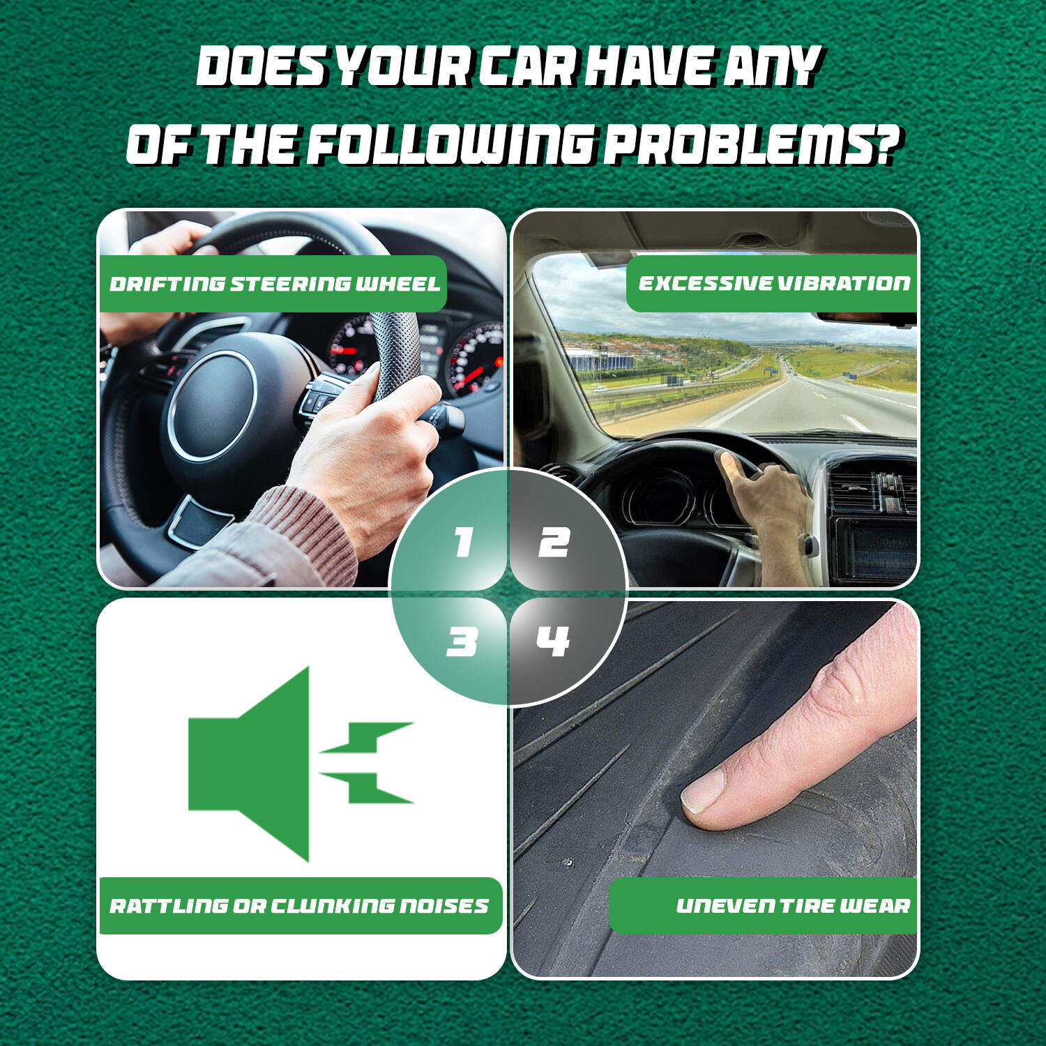 16Pc Suspension Control Arm TieRod for 2011-2019 Challenger Charger Chrysler 300