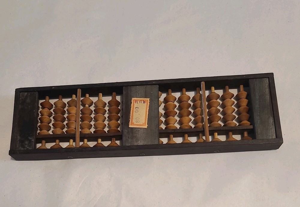 Japanese Portable 17 Column 102 beads Abacus Arithmetic Soroban Math Learning..