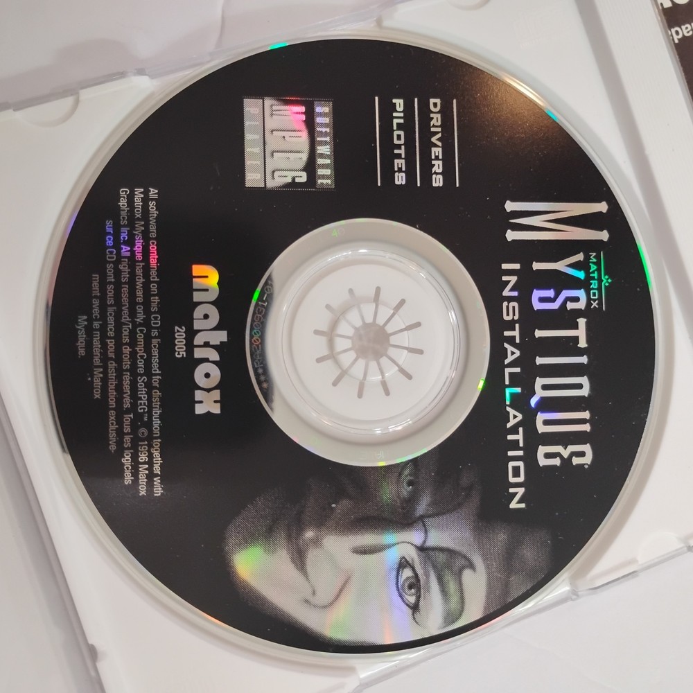 Matrox Mystique Installation Drivers 20005 Installation 1996 Software Player