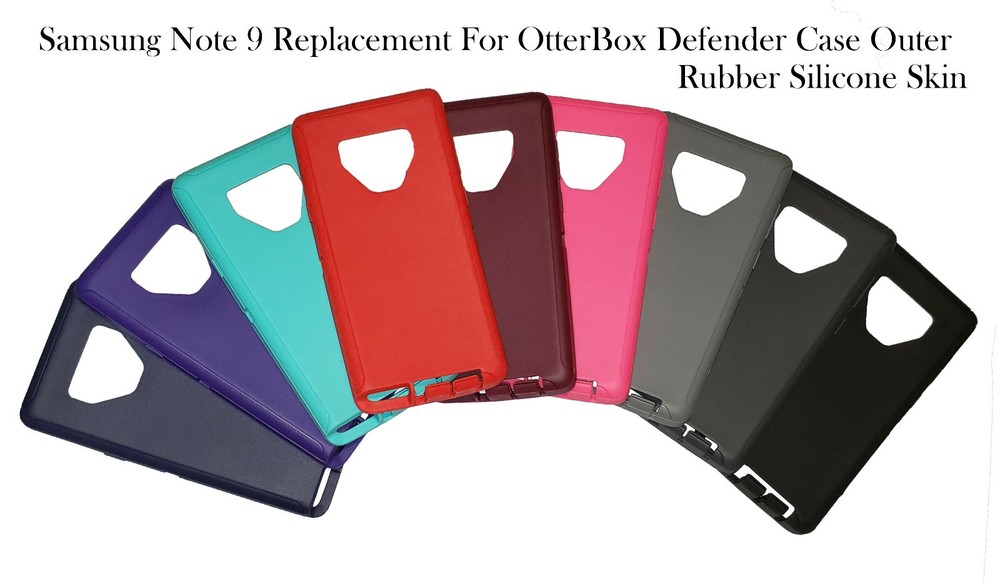 Samsung Note 9 Replacement For OtterBox Defender Case Outer Rubber Silicone Skin