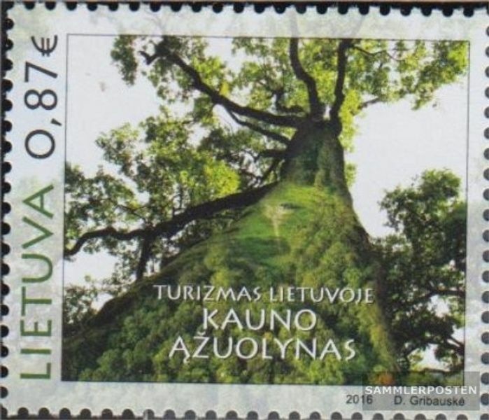 Lithuania 1215 MNH 2016 Eichenwald of Kaunas