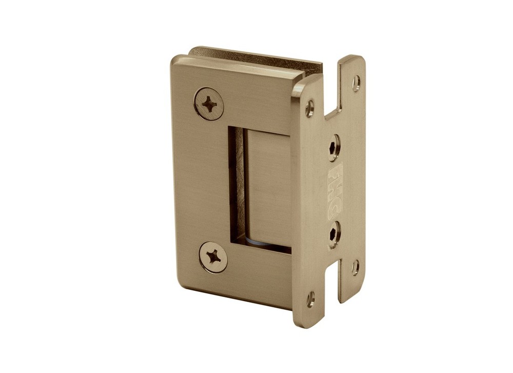 Preston Series Wall Mount Hinge - Full Back Plate - Brushed Bronze