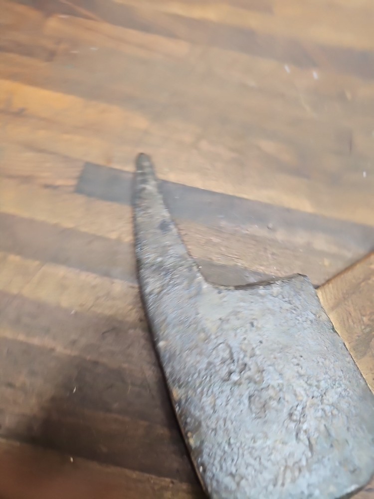 R25- Antique Picaroon with log mark on other end Axe logging tool