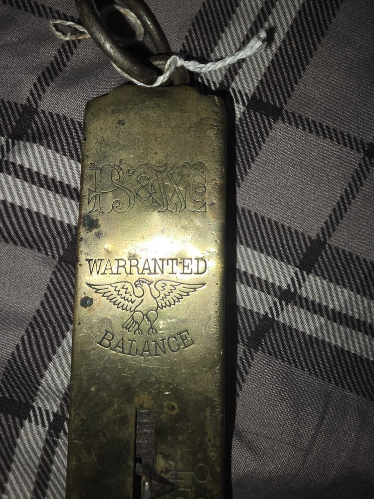 PS & W Co. Warranted Balance 50lb. Scale