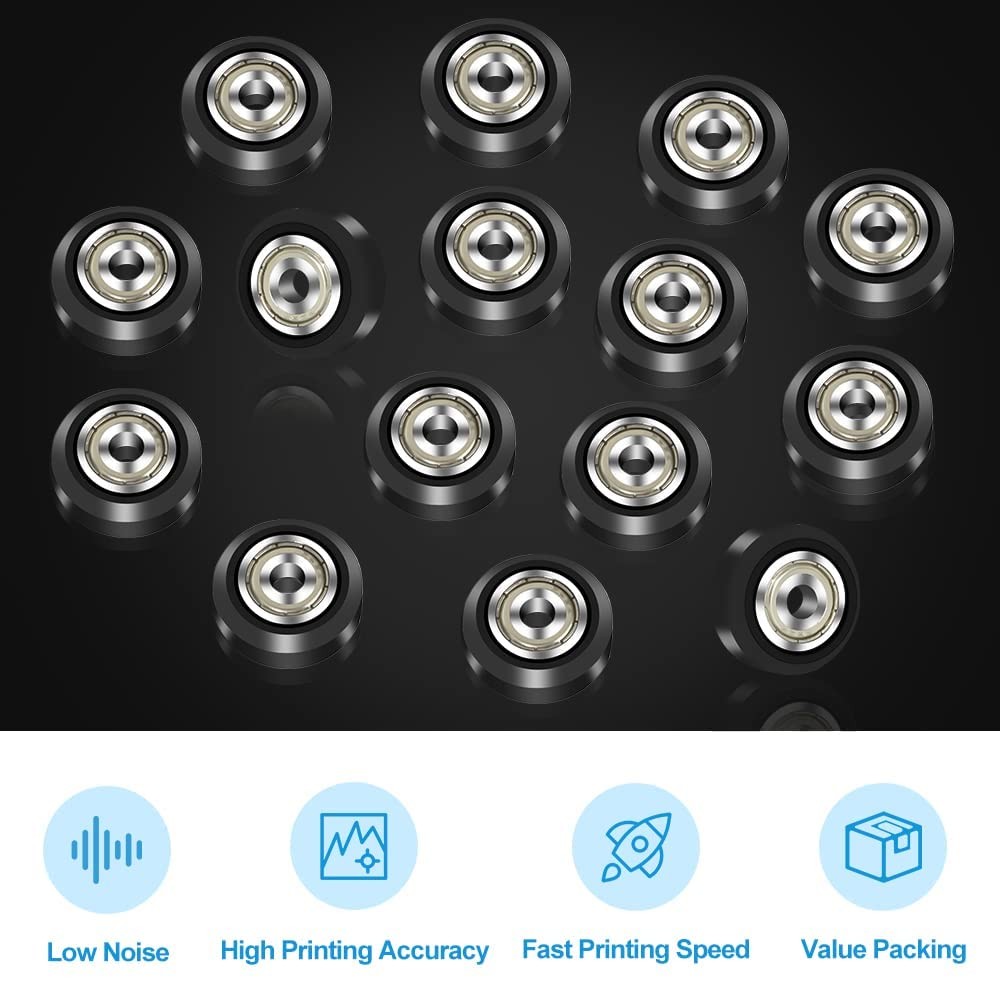 Official Creality 3D Printer Ender 3 Wheel, POM Wheel 10 PCS