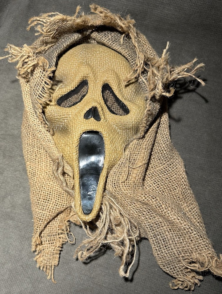 Scarecrow GHOSTFACE Youth Mask Scream 4 Burlap Ghost Face Easter Unlimted