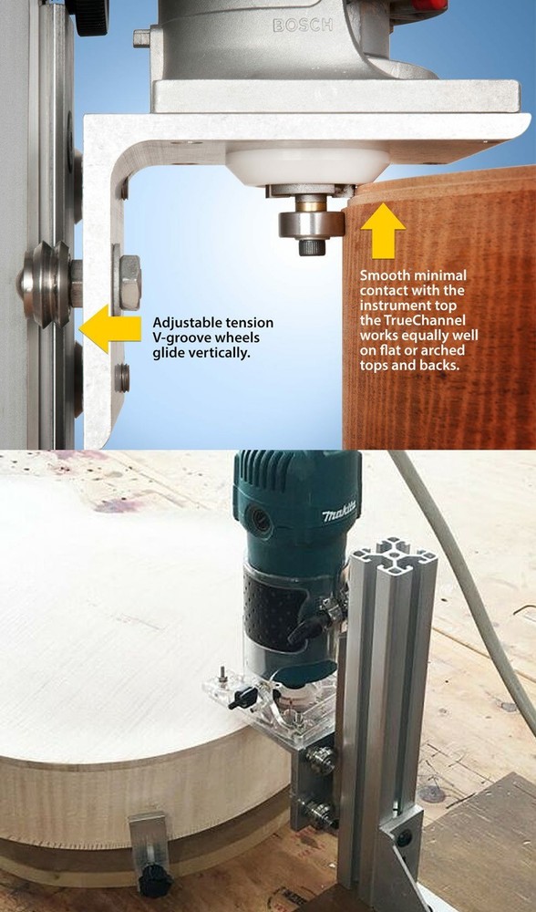 Binding Router Jig - Cut Perfectly Squared Binding Ledges / Luthier Tools
