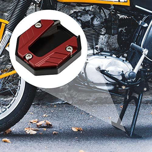 Universal Motorcycle Kickstand Pad CNC Side Stand Foot Extension Support