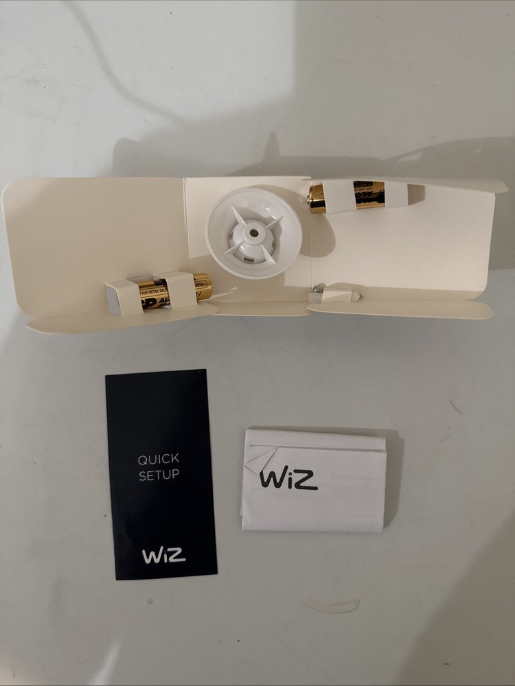 WiZ Indoor Motion Sensor 603472 – Battery Powered Smart Motion Sensor - Open Box