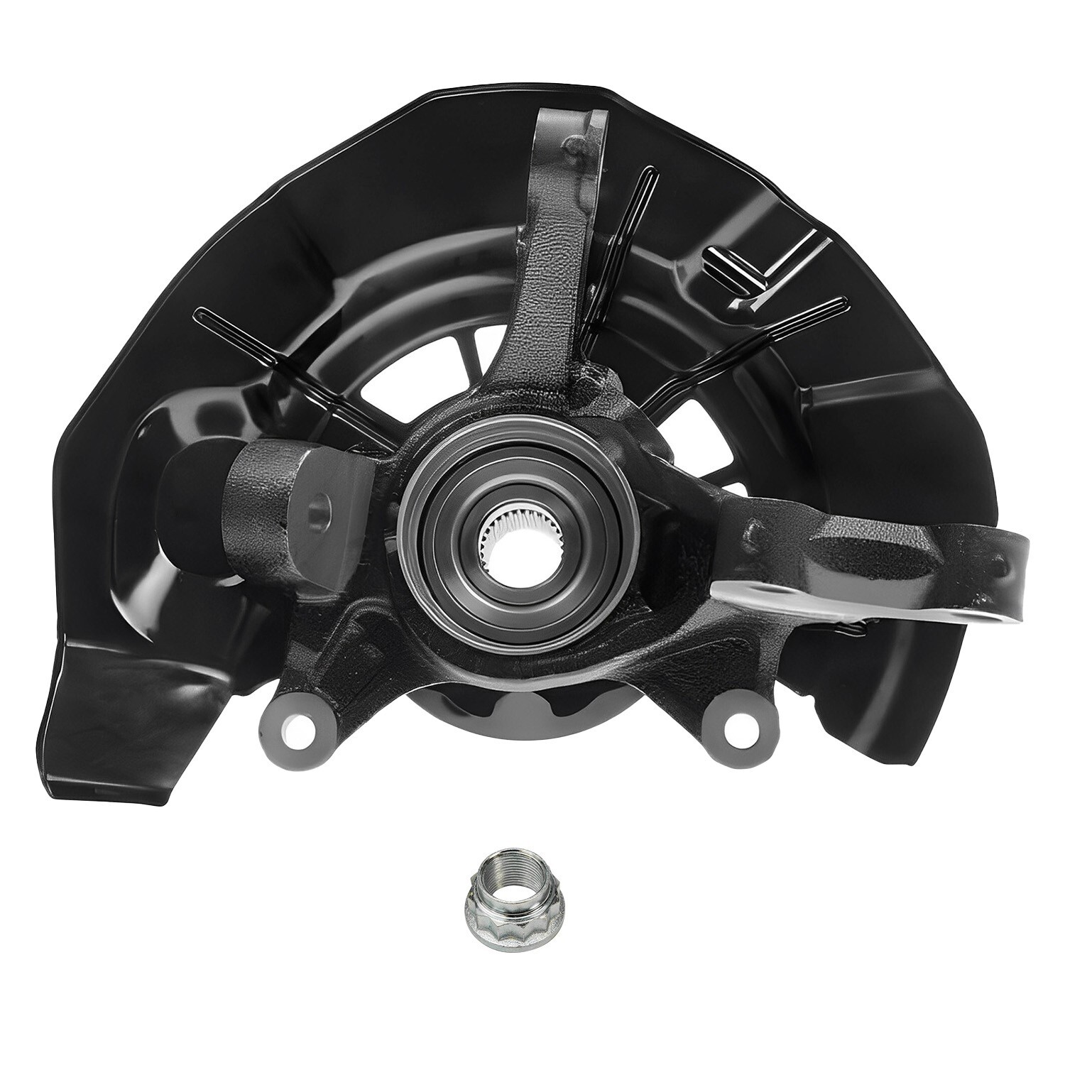 Pair Front Wheel Hub Bearings & Knuckles for Lexus RX330 RX350 RX400h Highlander