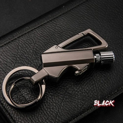 Permanent Match Infinity Lighter with Multitool Keychain Bottle Opener for Men/