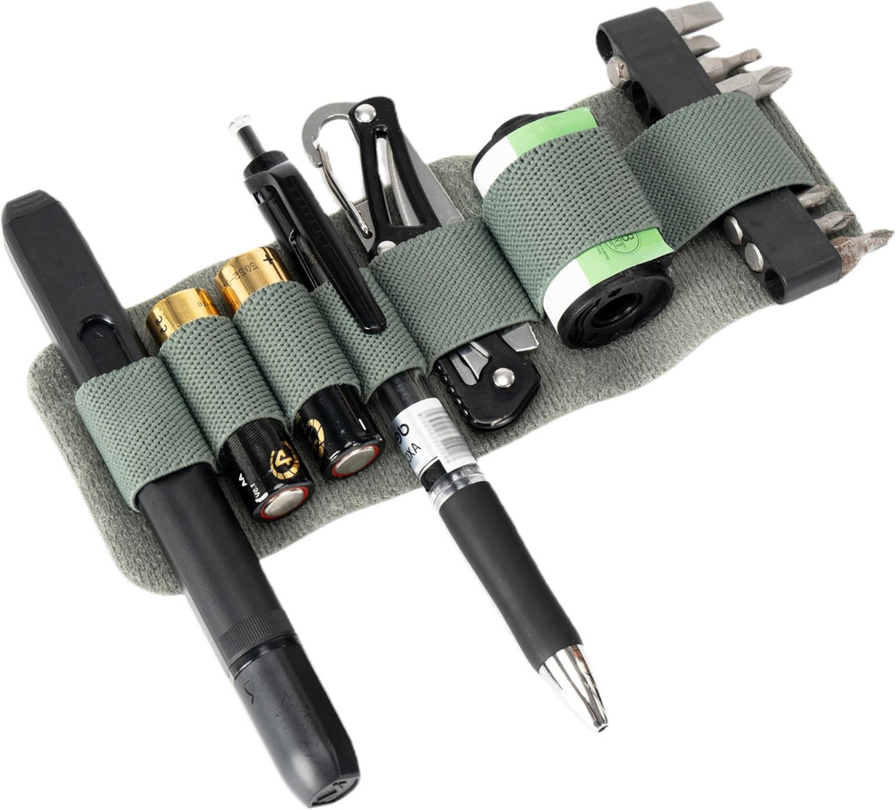 Modular Kit Organizer Panel for Tools & Pens, EDC Hook and Loop Attachment for M