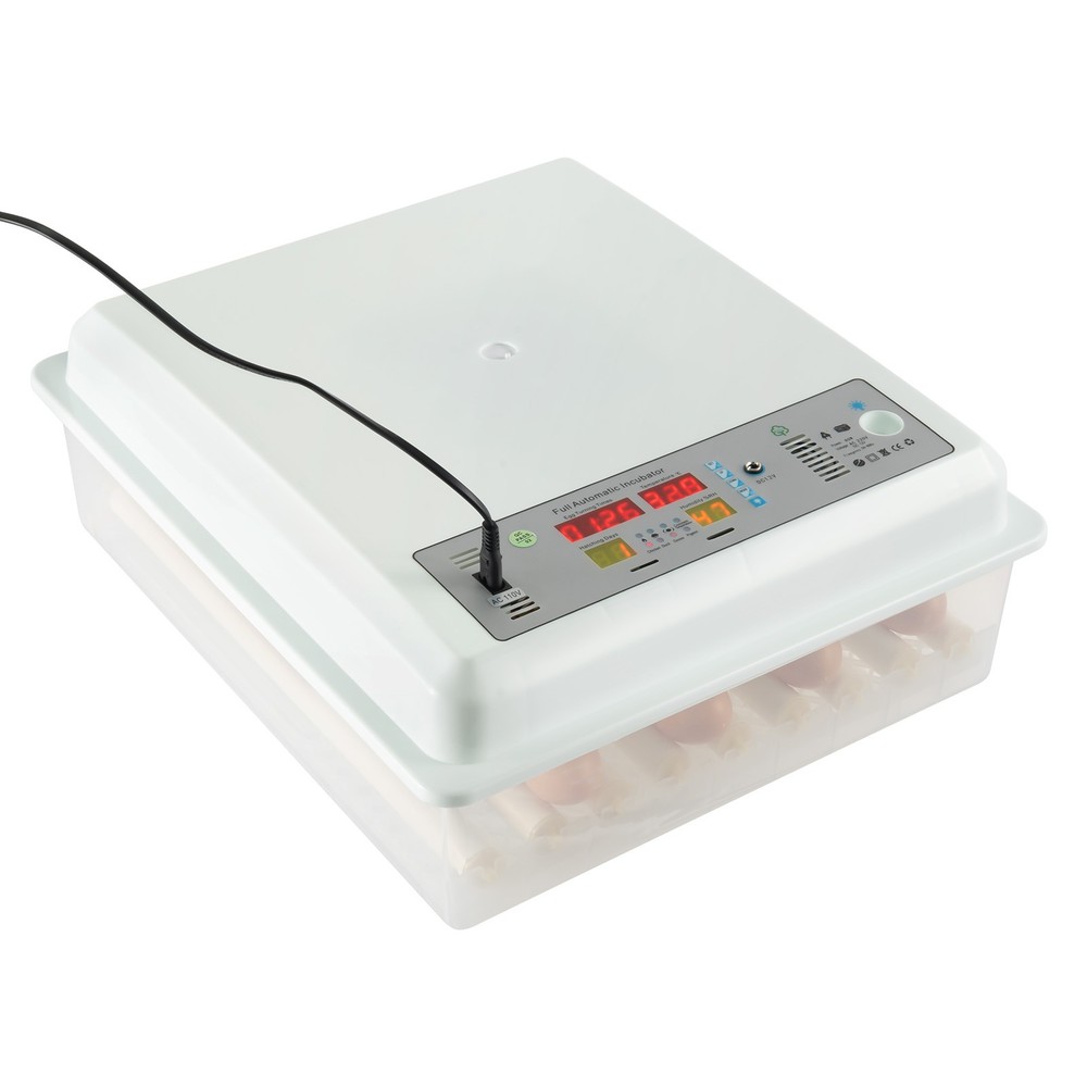 Egg Incubator 64 Eggs Fully Digital Automatic Hatcher Fits Hatching Chicken Farm