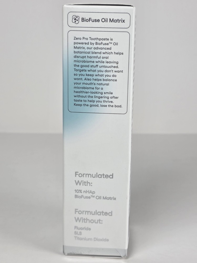 Zero Pro Premium Toothpaste Soft Mint Flavored