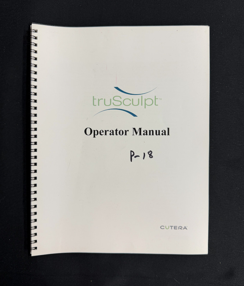 Cutera TruSculpt Operator Manual