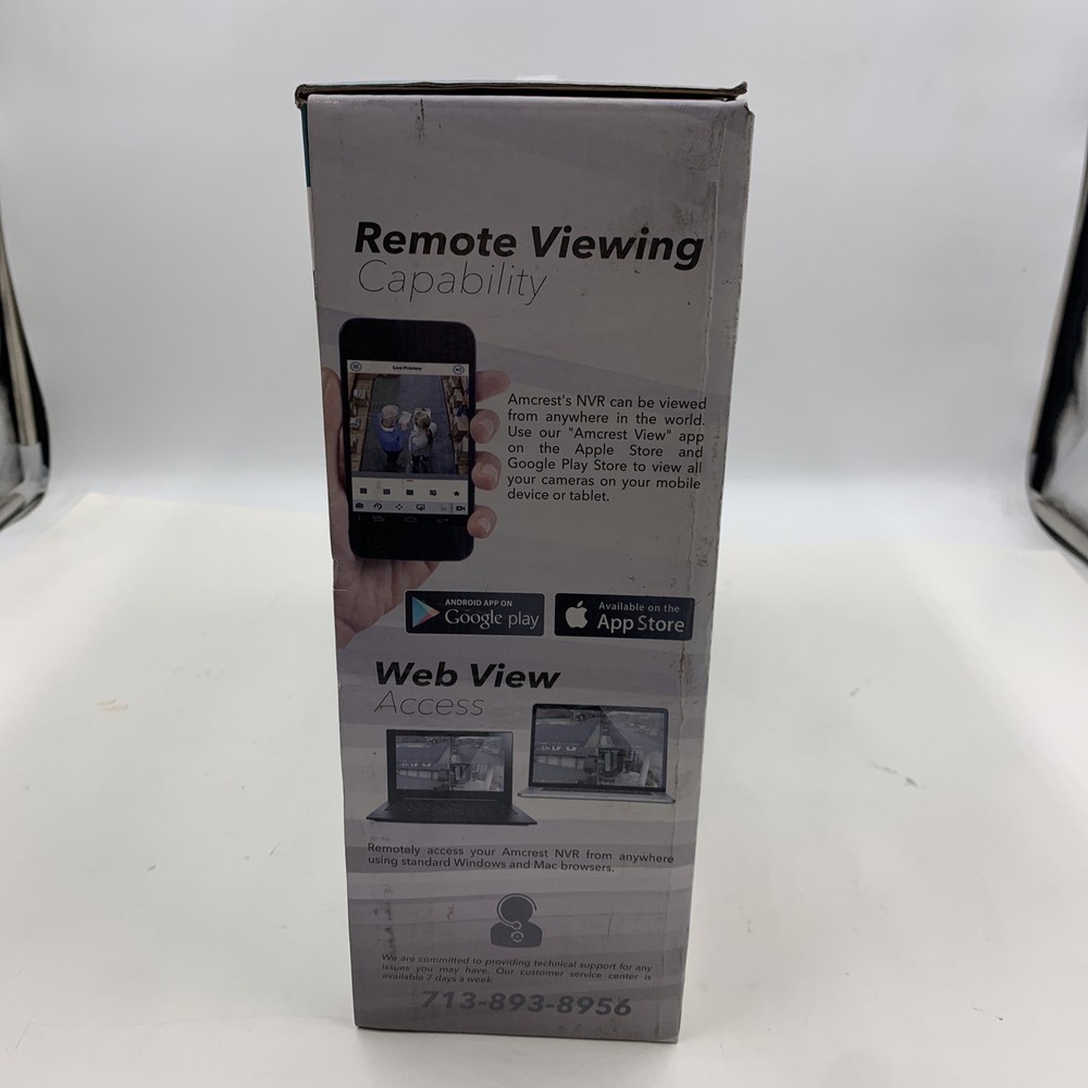 Amcrest POE Video Recorder. 1080P Network. NV1104E