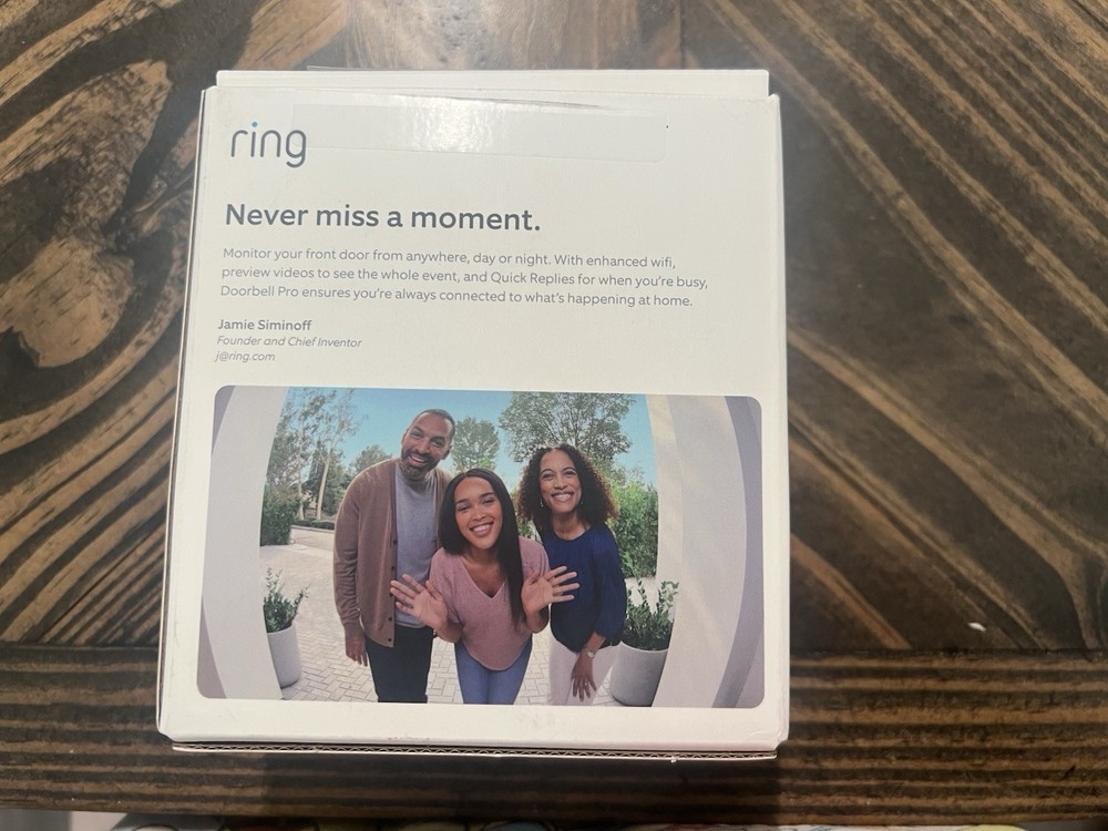 Ring Doorbell Pro - Silver - New -Open Box