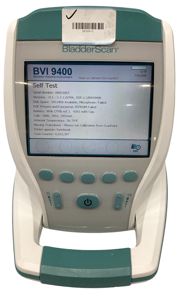 VERATHON BVI9400 BLADDER SCANNER !