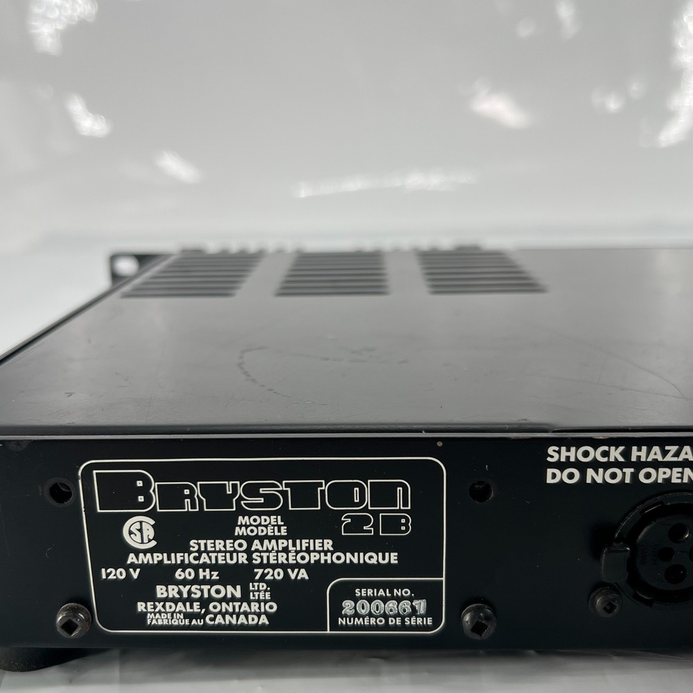 Bryston 2B Professional Stereo Power Amplifier