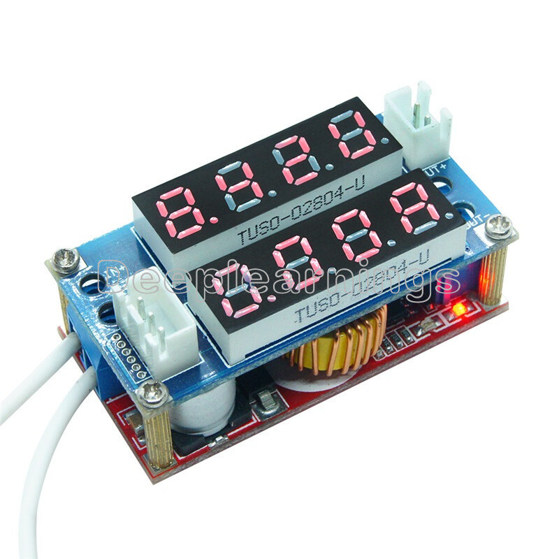 CC/CV Adjustable 5A Step down Charge LED Panel Voltmeter Ammeter Display Module