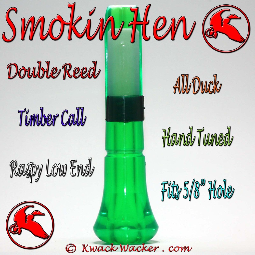 Duck call Inserts Kwack Wacker Smokin Hen Timber Call