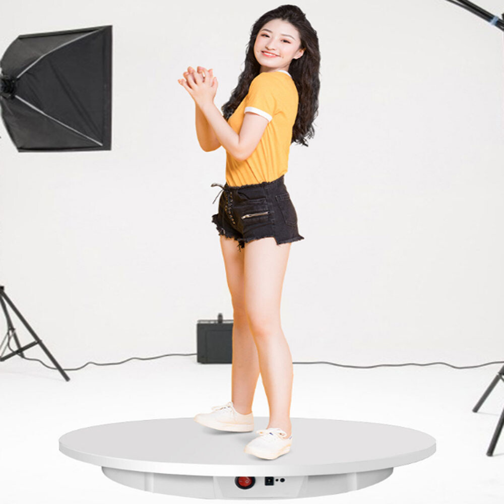 Remote Control Motorized Turntable 42cm Rotating Visualizer Product Shooting