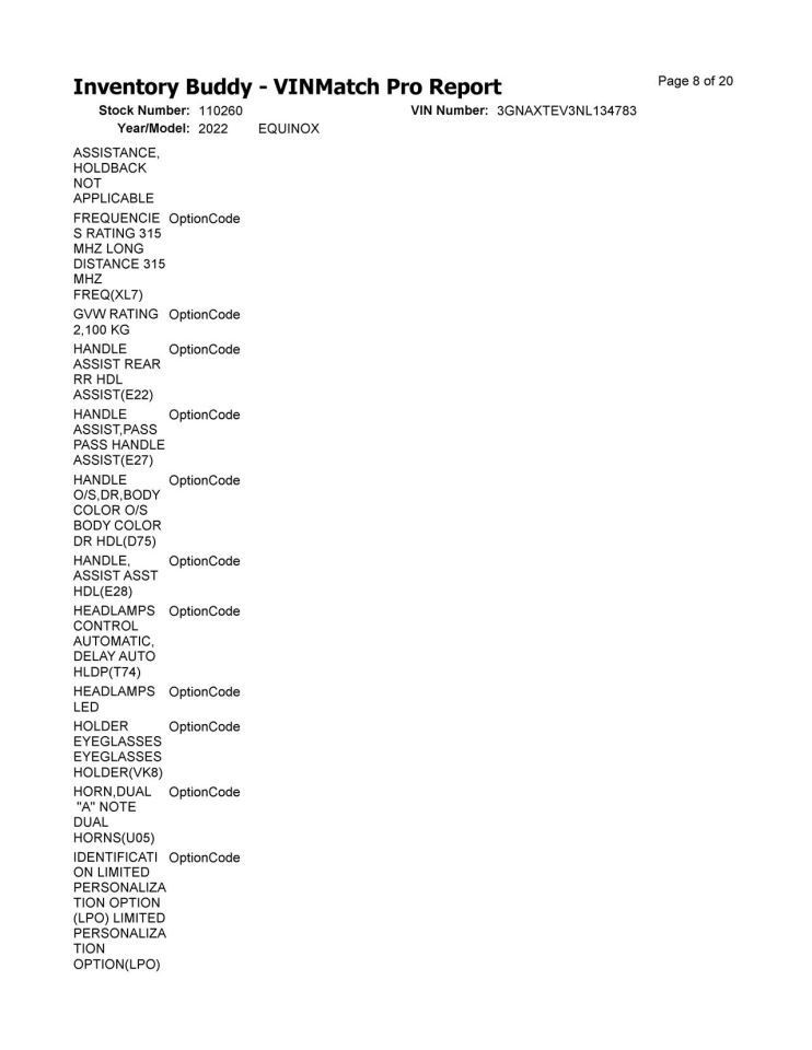 Dash Panel Without Forward Collision Warning Fits 18-22 EQUINOX 10304176