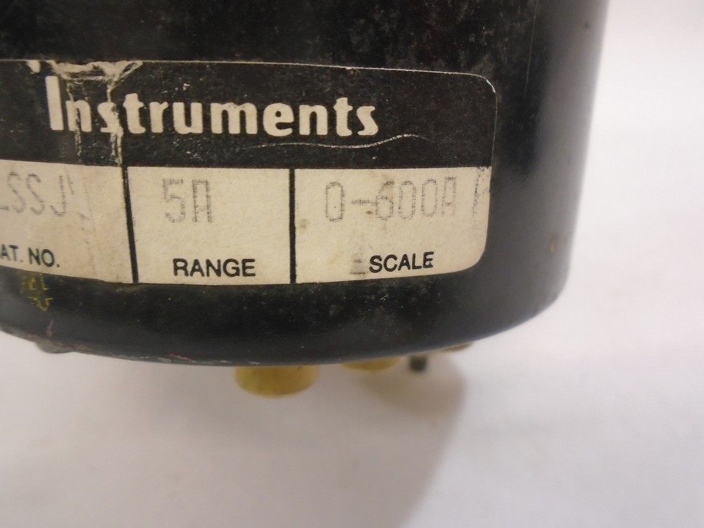 CROMPTON INSTRUMENTS AA-LSSJ TYPE 077-08 AC AMP METER 0-600