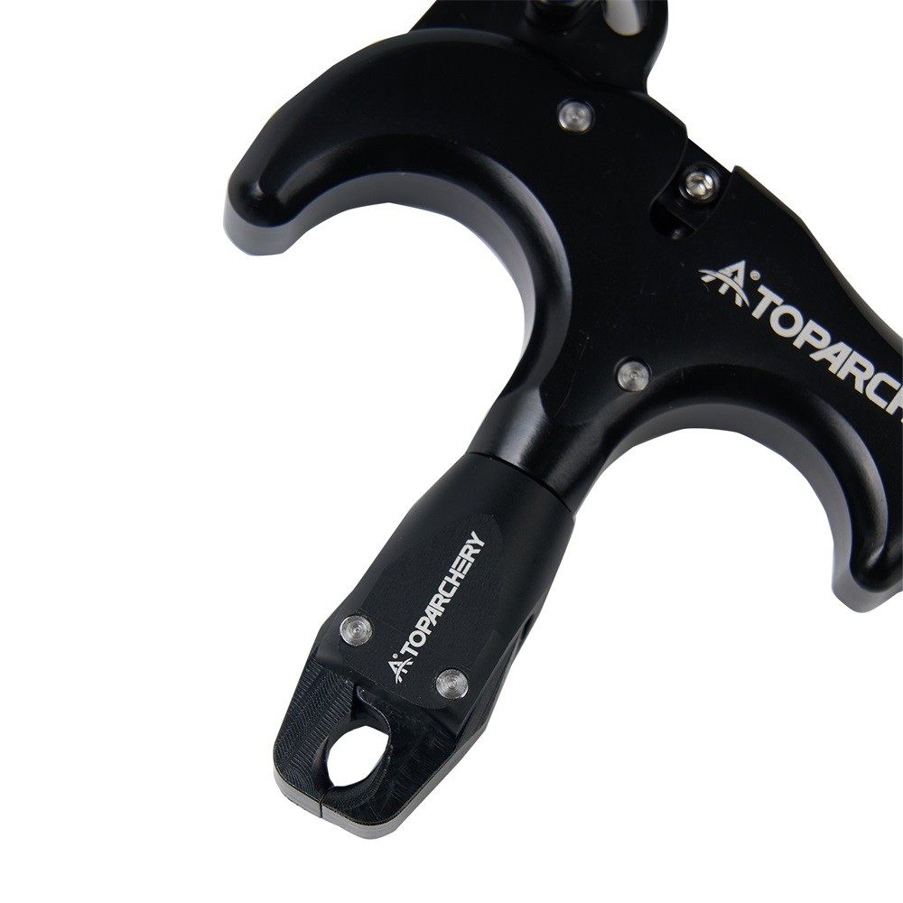 Adjustable 4-Finger Archery Compound Bow Release Can Rotate 360° Thumb Release