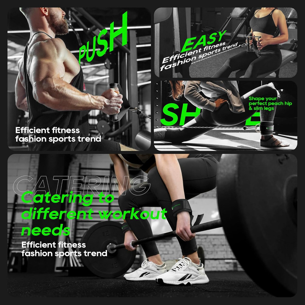 QPARVERS Cable Machine Attachment LAT Pulldown Attachments Cable Machine Accesso