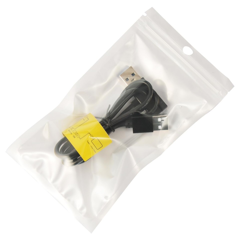 Flgocexs USB Splitter Power Data Adapter Y-Cable Black for Android