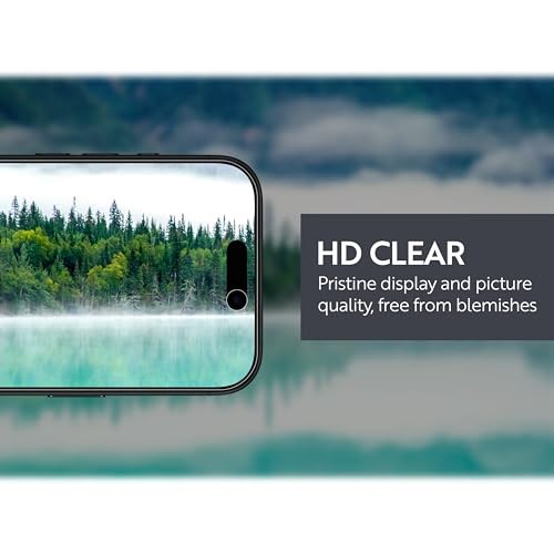 2 Pack for iPhone 16 Screen Protector Case iPhone 16 6.1" Case Friendly