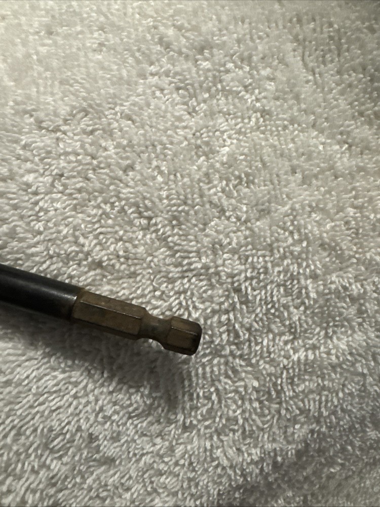 6” extension, 1/4" Hex to 3/8" square drive Drill Socket Adapter Set Bit tool