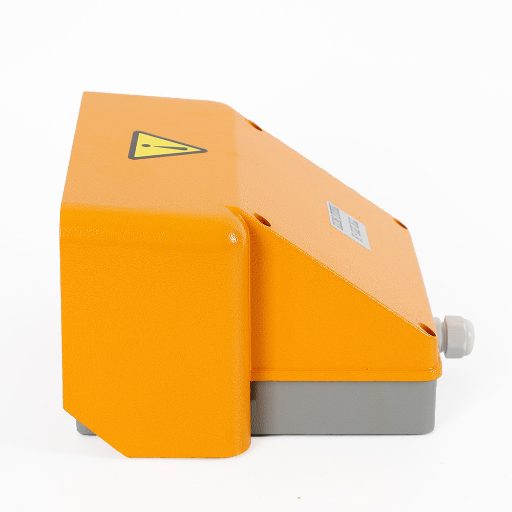 Multi-function Double Foot Switch Extra Heavy Duty Dual Pedal Switch Orange USA