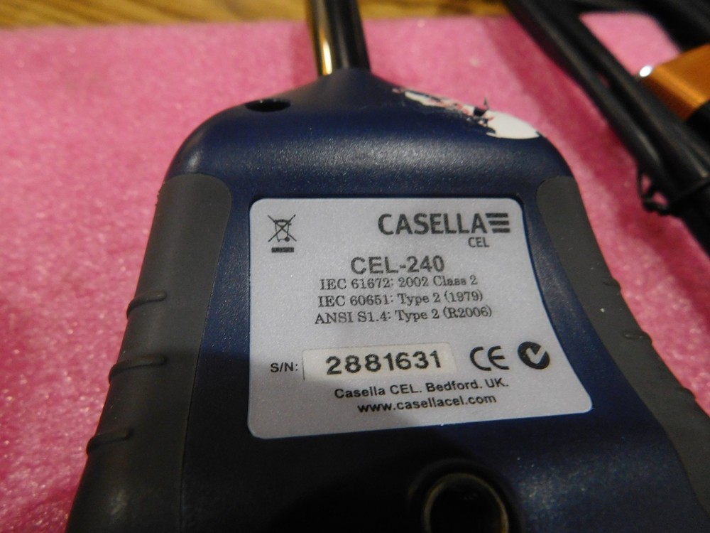 Casella Model: CEL-110/2 with Casella CEL-240 with Case