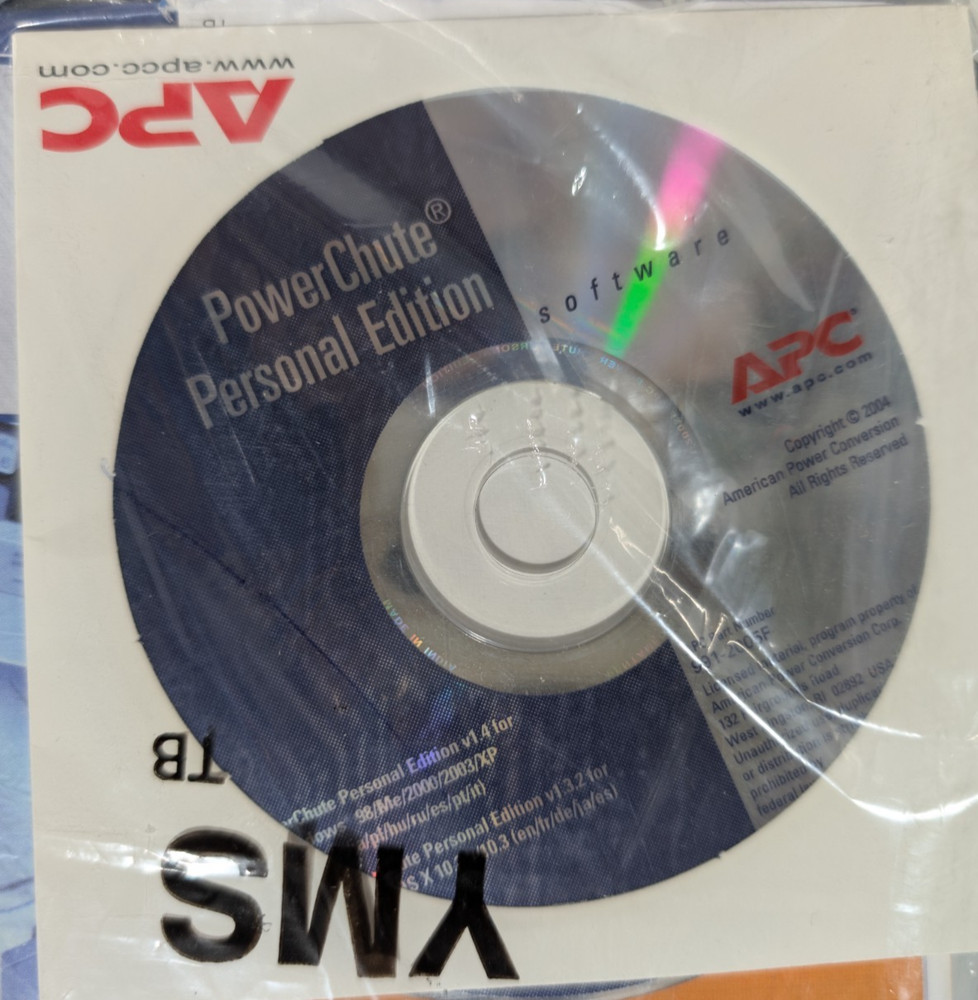 APC PowerChute Personal Edition CD Software Pack - 991-2005F - NEW & SEALED -