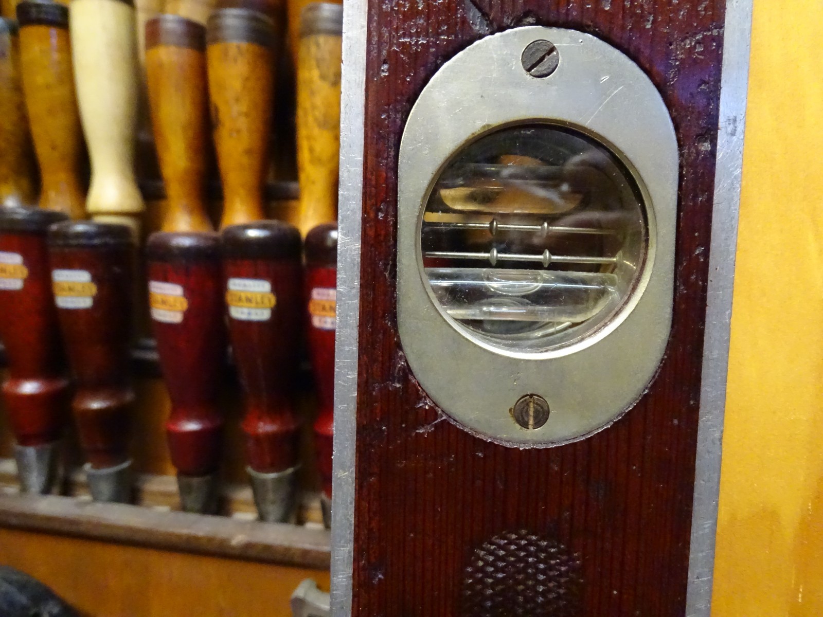 Goodell Pratt Roland Stetson Patent No 6024 Mahogany Aluminum Bound Level