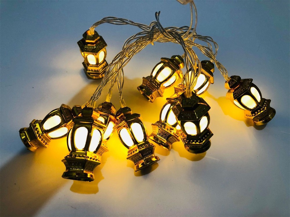 3M Eid LED Gold Lights Decorative String Lights Ambient Light Decoration New