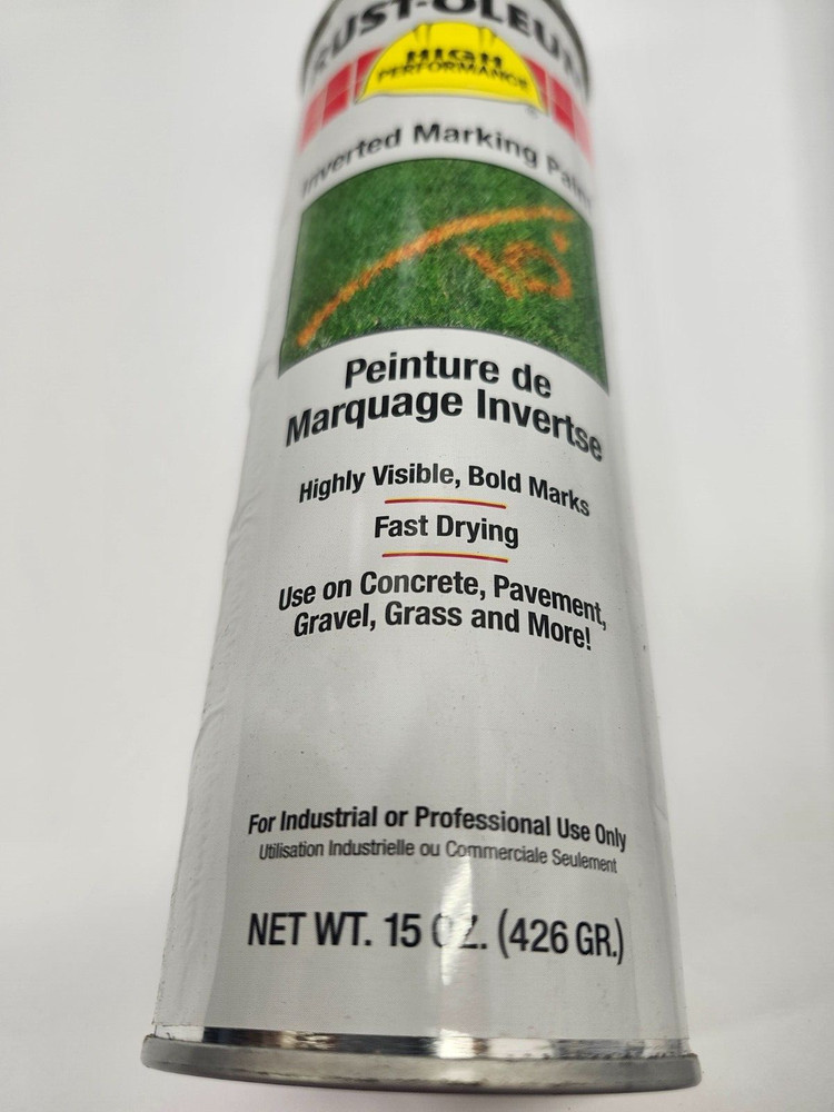 Inverted Marking Paint, 15 oz., Caution Blue, Solvent